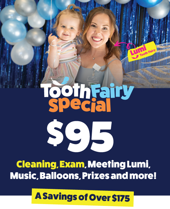 $95 Exam and X-Rays for Kids