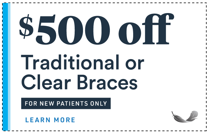 $500 OFF Traditional or Clear Braces